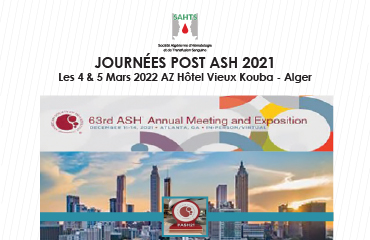 Les journées Post American Society of Hematology Annual Meeting and Exposition